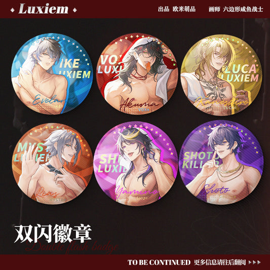 Luxiem | Metal Double Flash Badge Ooomi Art