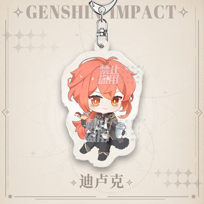 Genshin Impact | Acrylic Q Version Keychain Ooomi Art