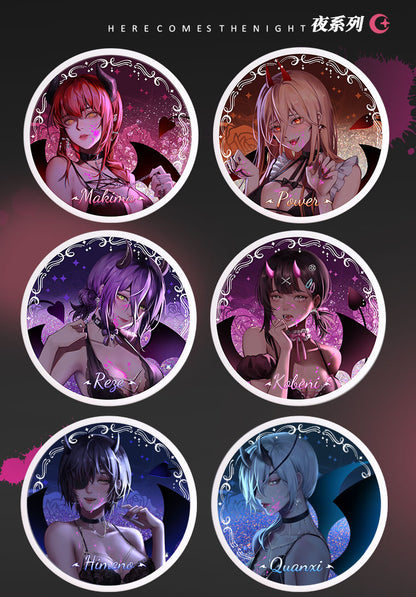 Chainsaw Man | Metal Double Flash Badge Ooomi Art