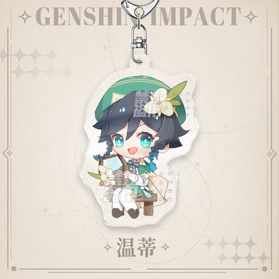 Genshin Impact | Acrylic Q Version Keychain Ooomi Art