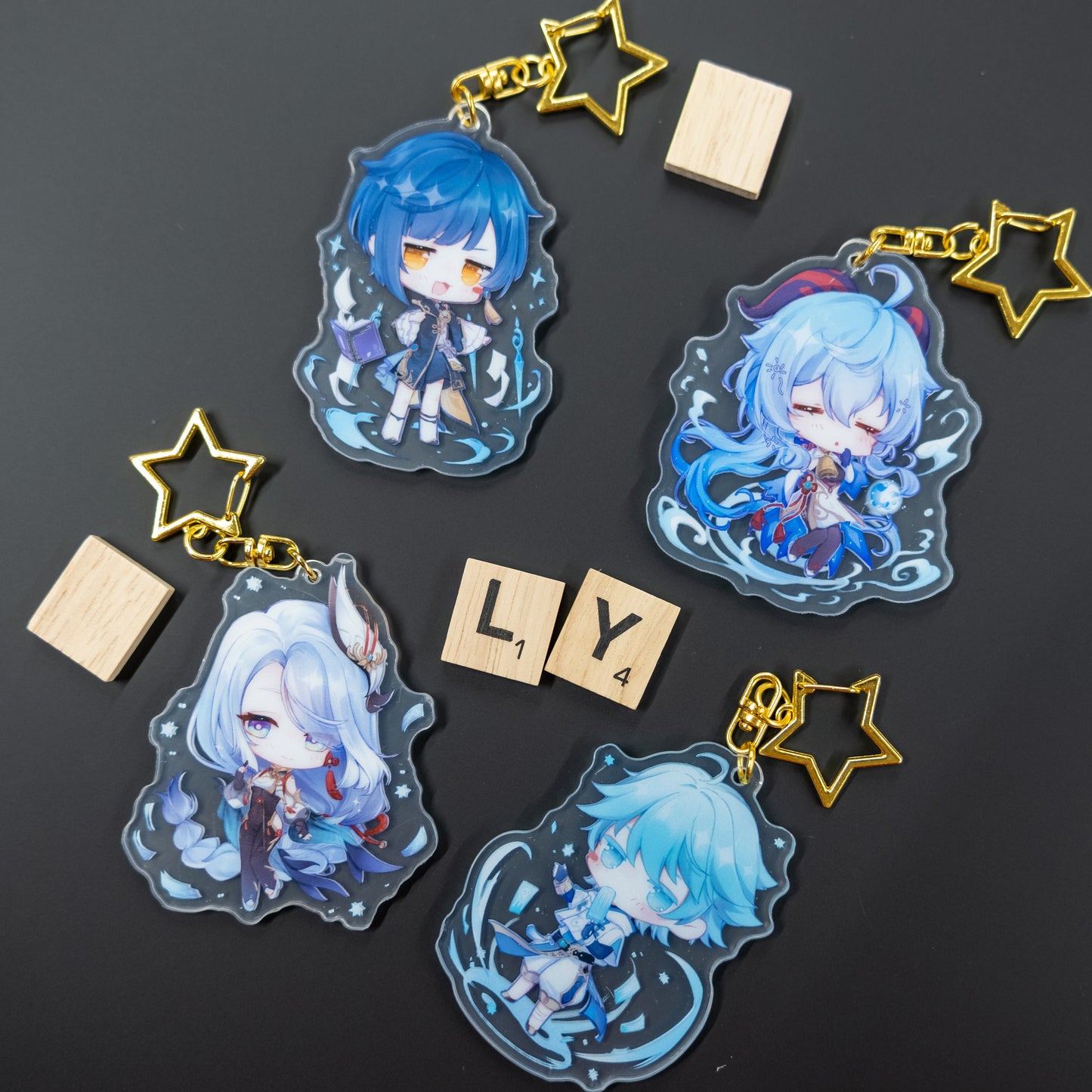 Genshin Impact | Liyue Double-Side Acrylic Keychain/Charm Tokyo III