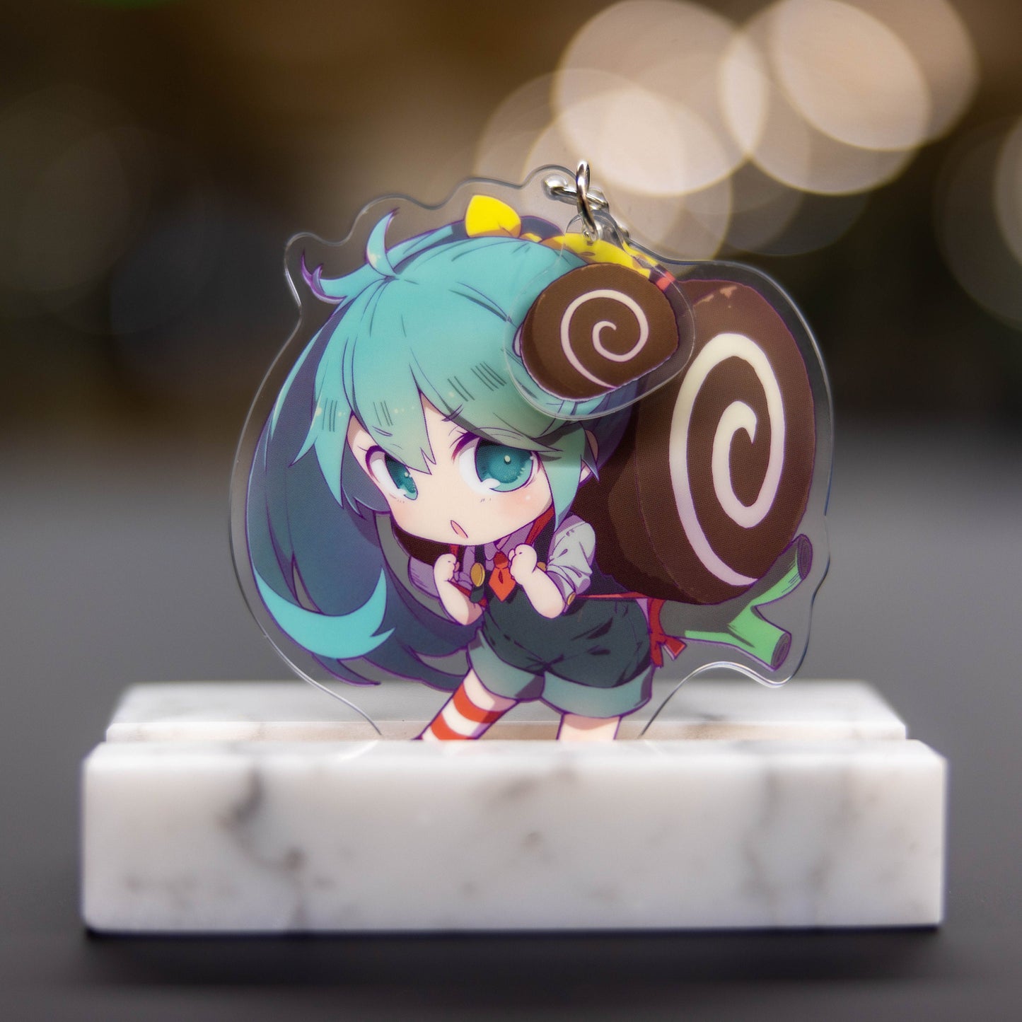 VOCALOID| Dessert Hatsune Miku 3.3" Keychain/Acrylic Charms