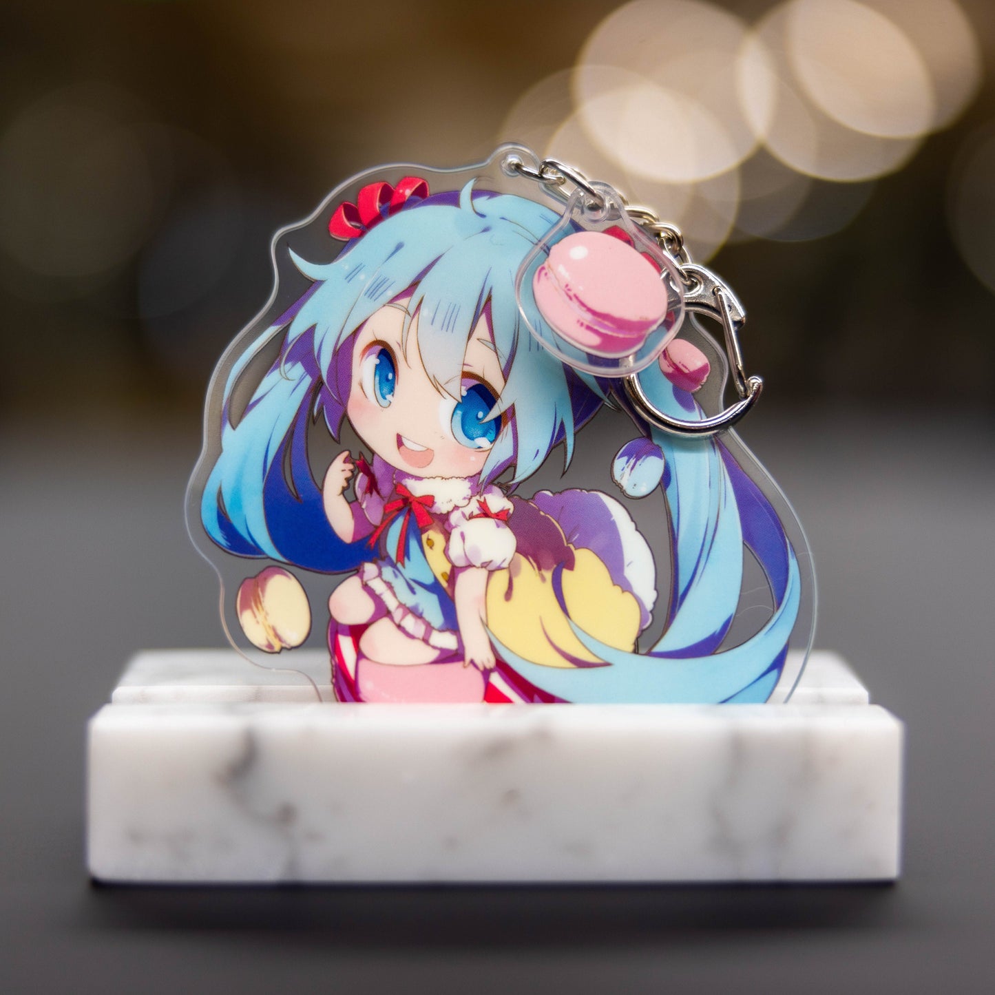 VOCALOID| Dessert Hatsune Miku 3.3" Keychain/Acrylic Charms