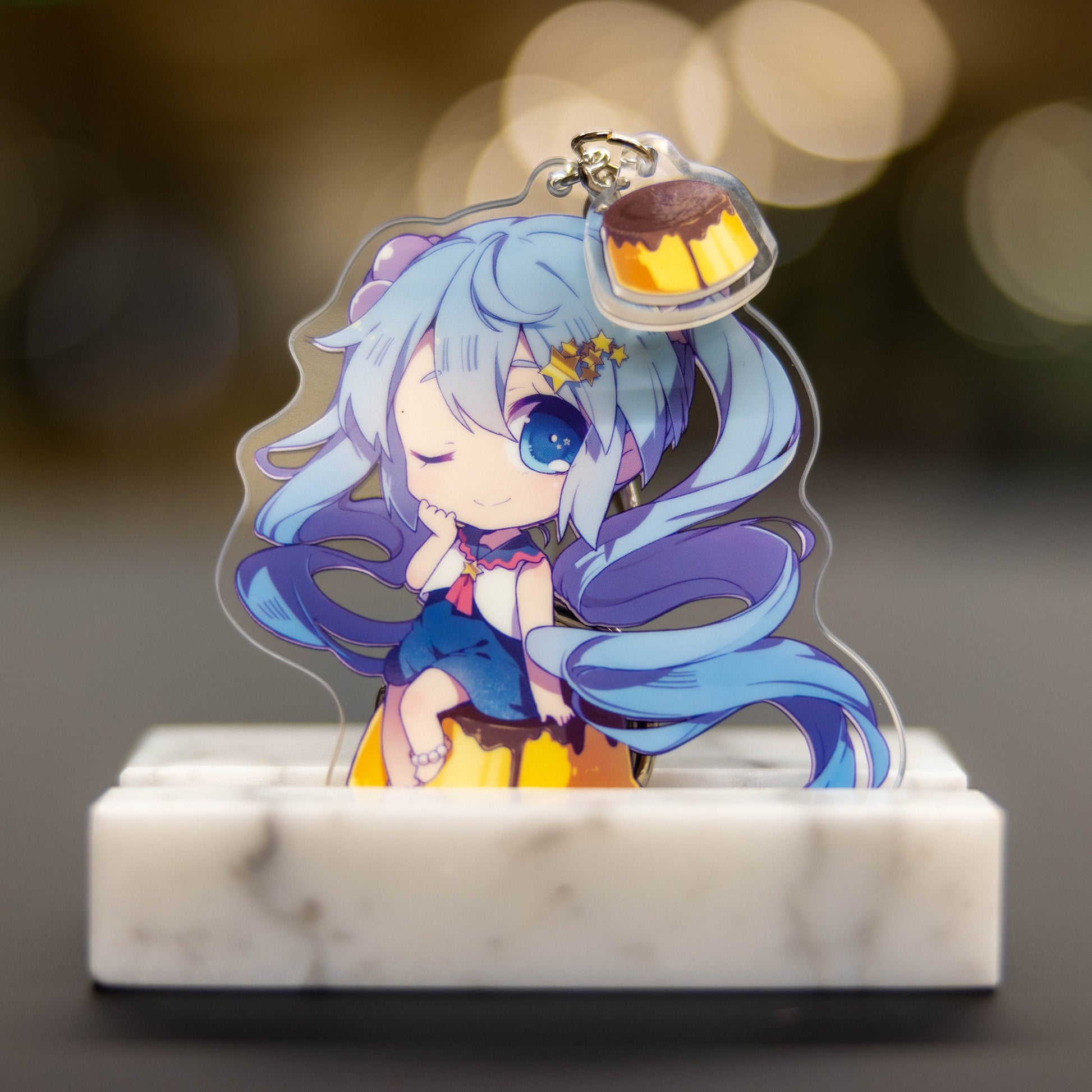 VOCALOID| Dessert Hatsune Miku 3.3" Keychain/Acrylic Charms