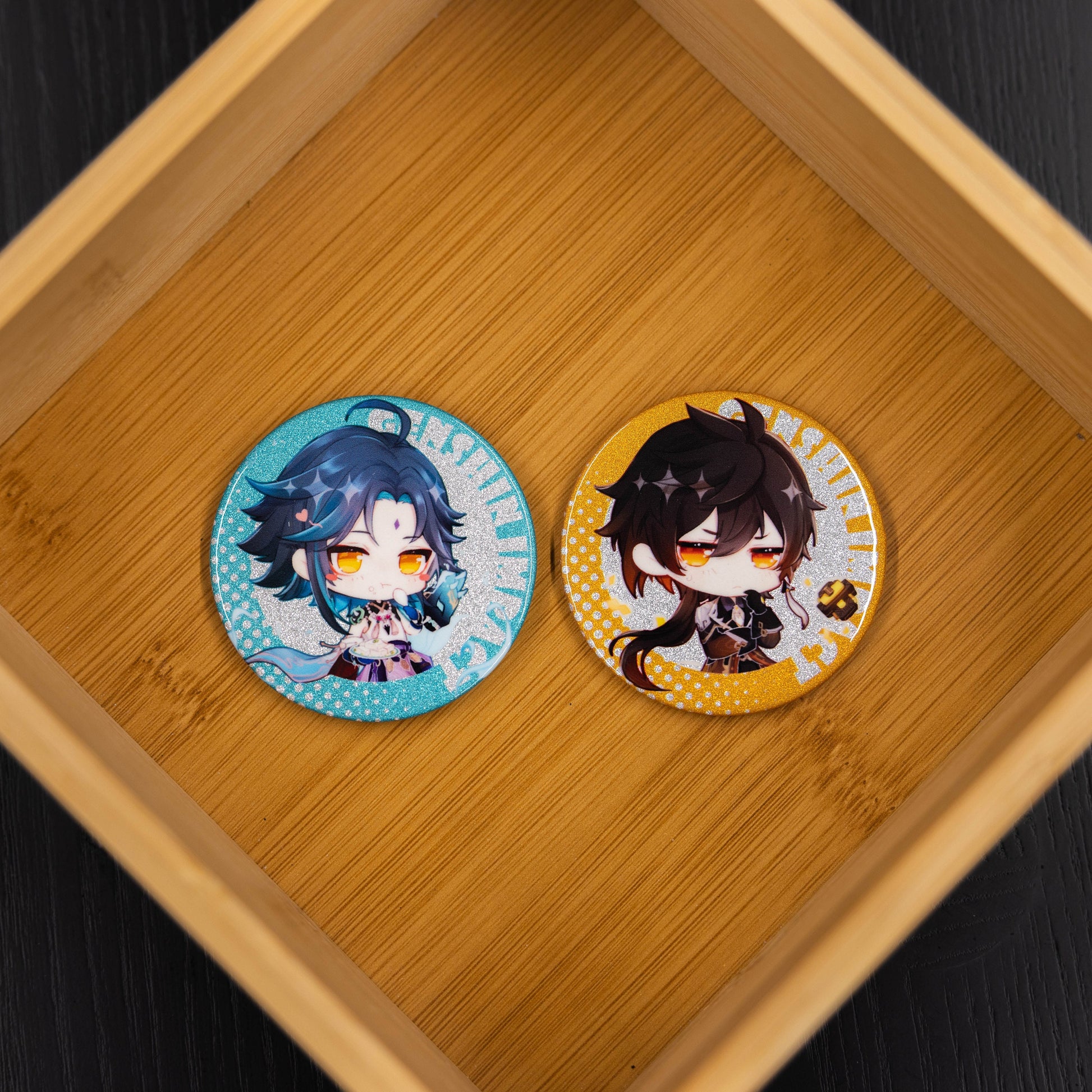 Genshin Impact | Metal Button Pin | Liyue