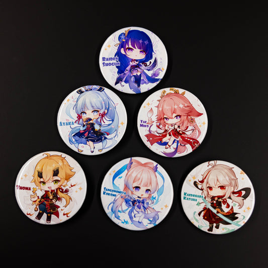 Genshin Impact | Inazuma Pinback Button