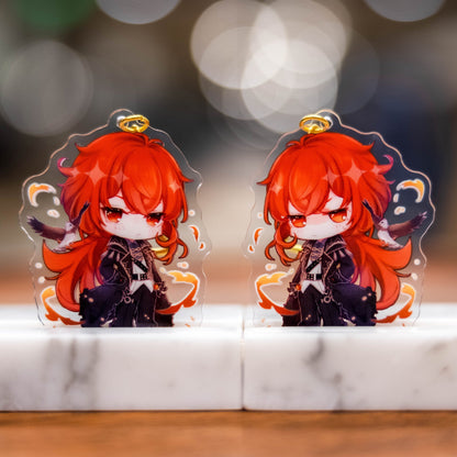 Genshin Impact | Mondstadt Double-Side Acrylic Keychain/Charm Part 1