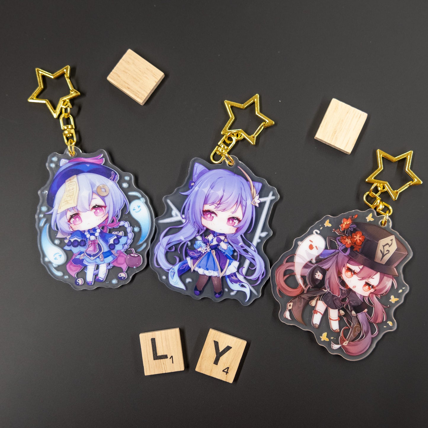 Genshin Impact | Liyue Double-Side Acrylic Keychain/Charm Part 1